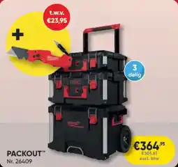 Toolstation Milwaukee Packout aanbieding
