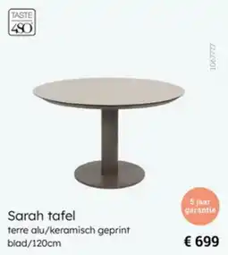 Multi bazar Sarah tafel aanbieding