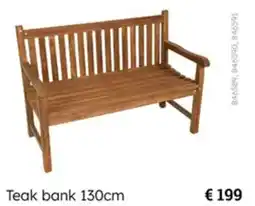 Multi bazar Teak bank aanbieding
