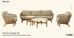 Multi bazar Callisto Preston Lounge Set aanbieding