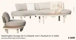 Multi bazar Washington Lounge Set aanbieding
