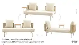 Multi bazar Isabeau multifunctionele bank aanbieding