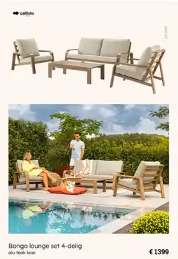 Multi bazar Callisto Bongo Lounge Set aanbieding