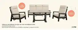 Multi bazar Valence Verstelbare Lounge Set met Verstelbare Tafel aanbieding