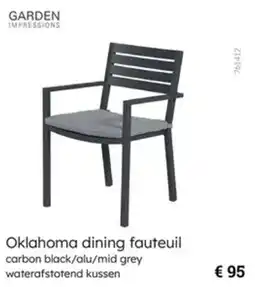 Multi bazar Garden Impressions Oklahoma Dining Fauteuil aanbieding