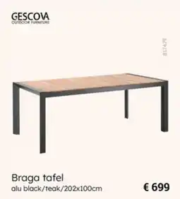 Multi bazar Gescova Braga Tafel aanbieding