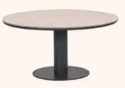 Multi bazar Garden Impressions Newton tafel ALU carbon black / Vironwood aanbieding