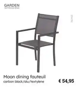 Multi bazar Garden Impressions Moon Dining Fauteuil aanbieding