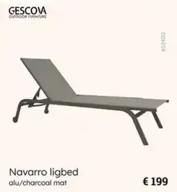 Multi bazar Gescova Navarro Ligbed aanbieding