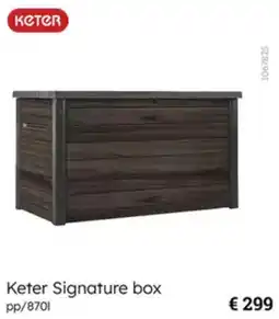Multi bazar Keter Signature box aanbieding