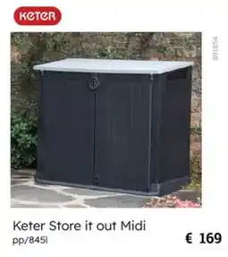 Multi bazar Keter Store it out Midi pp aanbieding