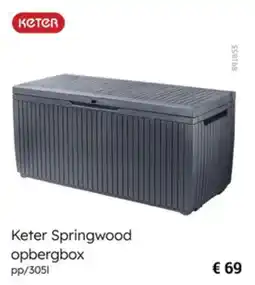 Multi bazar Keter Springwood Opbergbox pp aanbieding