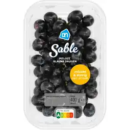 Albert Heijn AH Sable pitloze blauwe druiven aanbieding