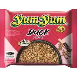 Albert Heijn Yum Yum Duck flavour instant noodles aanbieding