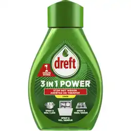 Albert Heijn Dreft 3in1 power spray navulling citroen aanbieding