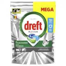 Albert Heijn Dreft Platinum vaatwastabletten original aanbieding