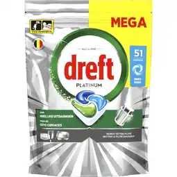 Albert Heijn Dreft Platinum vaatwastabletten original aanbieding