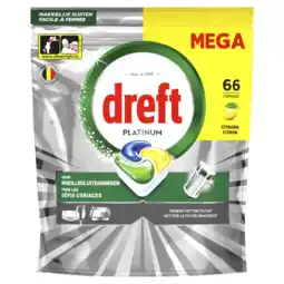 Albert Heijn Dreft Platinum original vaatwastabletten aanbieding