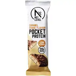 Albert Heijn NXT Level Pocket protein caramel cookie aanbieding