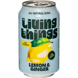 Albert Heijn Living Things Lemon & ginger aanbieding