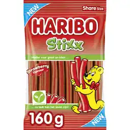 Albert Heijn Haribo Stixx strawberry aanbieding