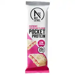Albert Heijn NXT Level Pocket protein raspberry cheesecake aanbieding