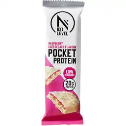 Albert Heijn NXT Level Pocket protein raspberry cheesecake aanbieding