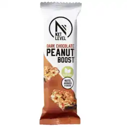 Albert Heijn NXT Level Peanut boost dark chocolate aanbieding