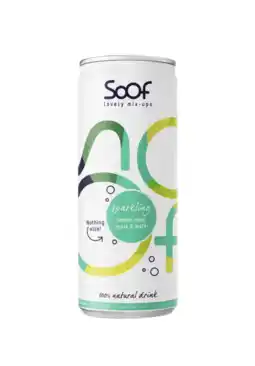 Albert Heijn Soof Sparkling lemon, mint & apple aanbieding