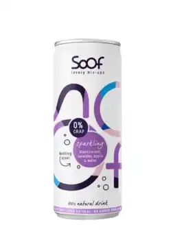 Albert Heijn Soof Sparkling blackcurrant, lavender & apple aanbieding