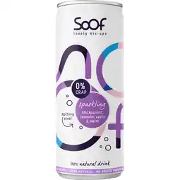 Albert Heijn Soof Sparkling blackcurrant, lavender & apple aanbieding