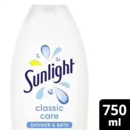 Albert Heijn Sunlight Classic care shower & bath bel aanbieding