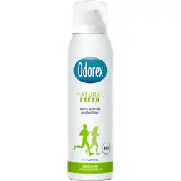 Albert Heijn Odorex Natural fresh deodorant spray aanbieding