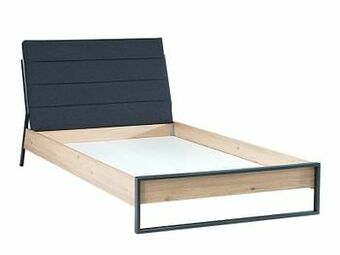 Deba Meubelen Bed 120x200 IRONY - Schuin hoofdbord Hout aanbieding