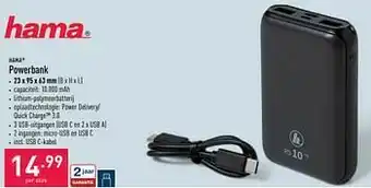 ALDI Hama powerbank aanbieding