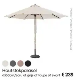 Multi bazar Houtstokparasol aanbieding
