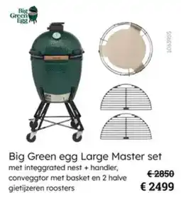 Multi bazar Big Green Egg Large Master Set aanbieding