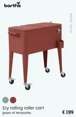 Multi bazar Icy rolling roller Cart aanbieding