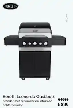 Multi bazar Boretti Leonardo Gasbbq 3 aanbieding