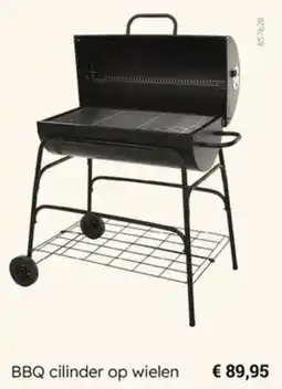 Multi bazar BBQ cilinder op wielen aanbieding