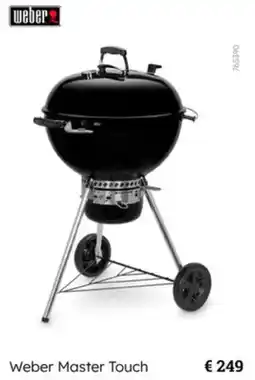 Multi bazar Weber Master Touch aanbieding