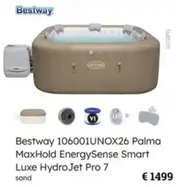 Multi bazar Bestway 106001UNOX26 Palma MaxHold EnergySense Smart Luxe HydroJet Pro 7 aanbieding