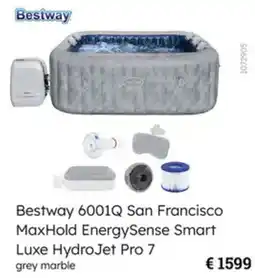 Multi bazar Bestway 6001Q San Francisco MaxHold EnergySense Smart Luxe HydroJet Pro 7 aanbieding