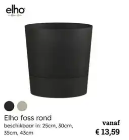 Multi bazar Elho foss rond aanbieding