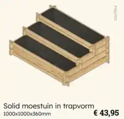 Multi bazar Solid moestuin in trapvorm aanbieding