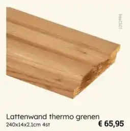 Multi bazar Lattenwand thermo grenen aanbieding