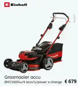 Multi bazar Einhell Grasmaaier accu aanbieding