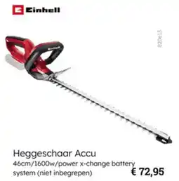 Multi bazar Einhell Heggeschaar Accu aanbieding