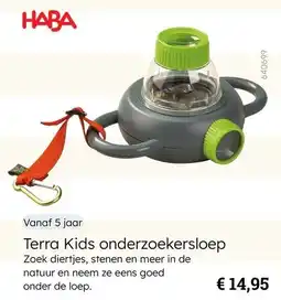 Multi bazar Haba Terra Kids onderzoekersloep aanbieding