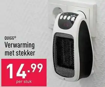 Quigg verwarming met stekker